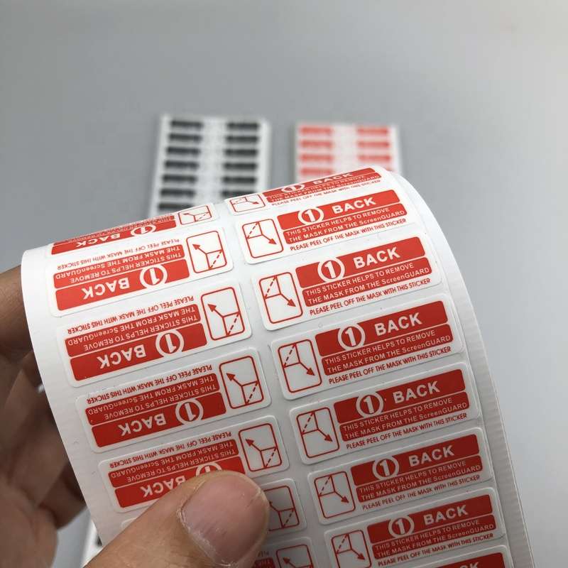 screen guard sticker stripe for front & back screen guard sticker stripe for front & back