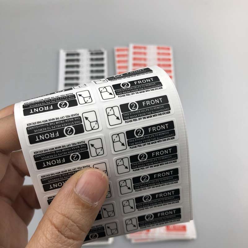 screen guard sticker stripe for front & back screen guard sticker stripe for front & back